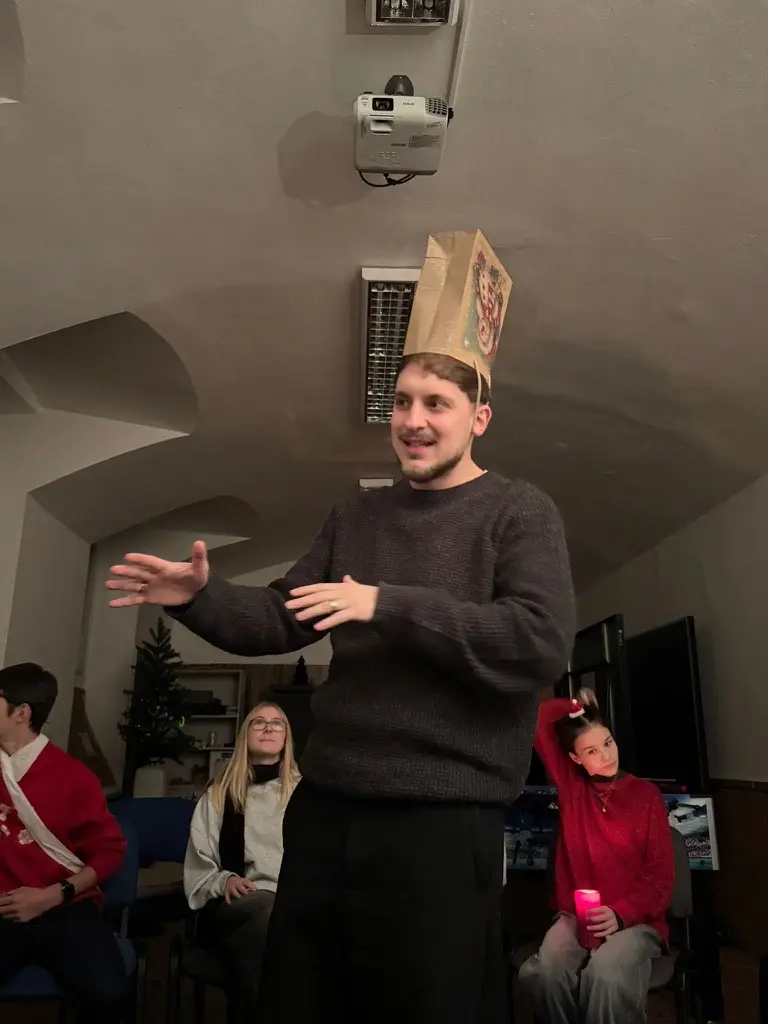 Vánoční hra na dorostu.